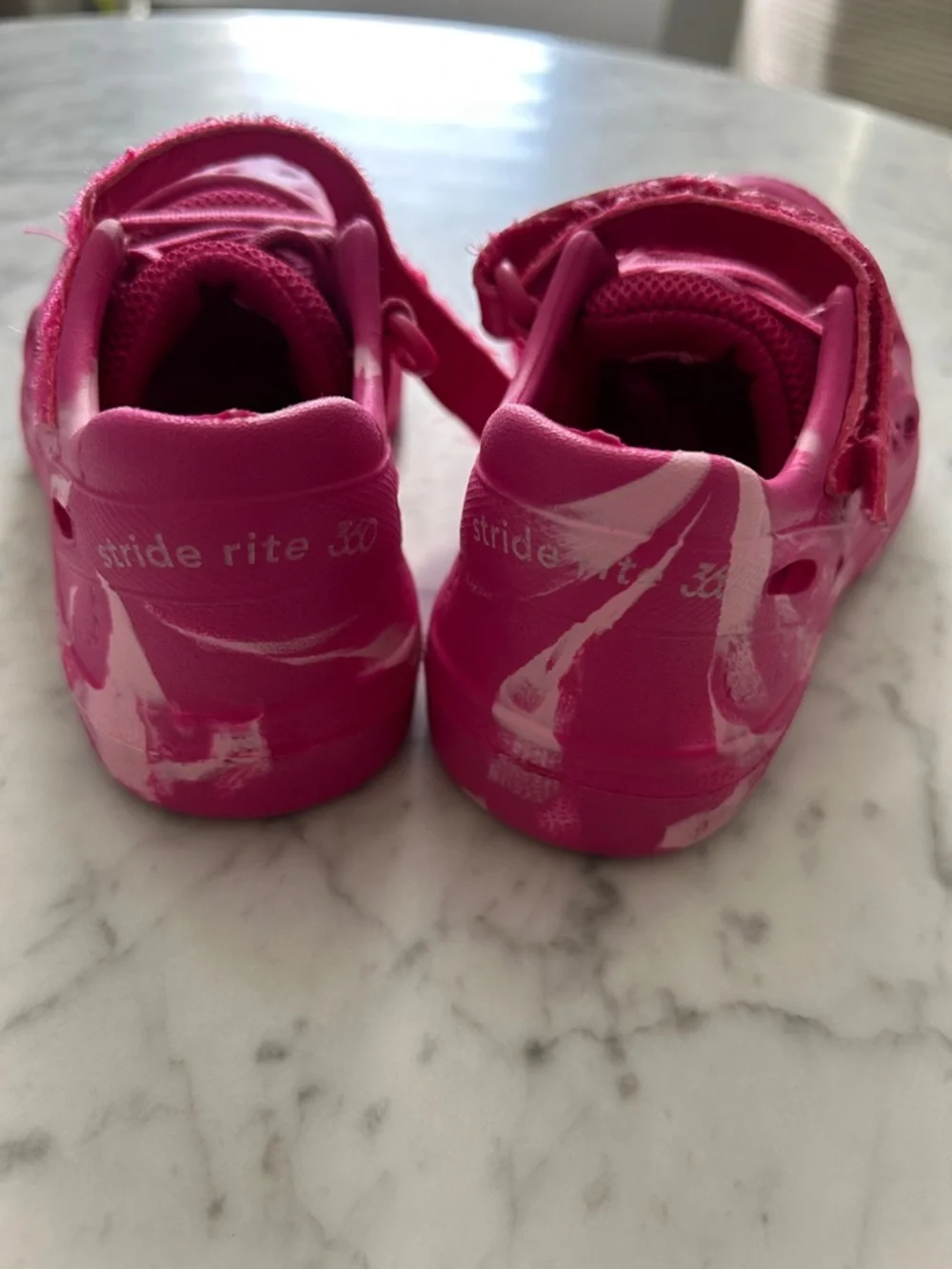 Stride Rite ocean Kids Pink Slip-On Active Water Shoes size 9 toddler